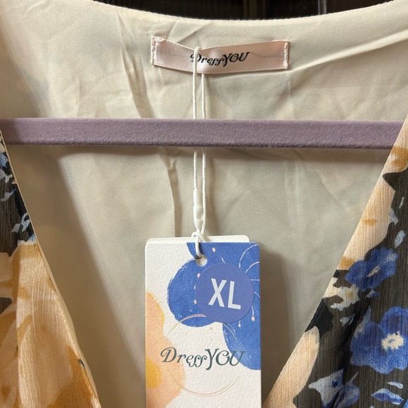 XL floral print dress - Picture 3 of 4